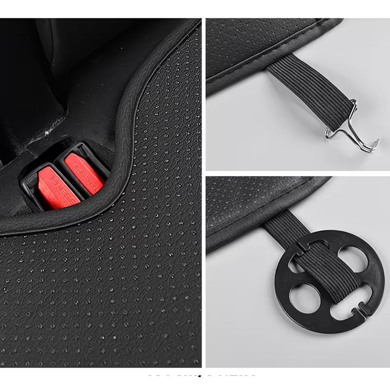 Covered car front seat cover/comfortable seat protector