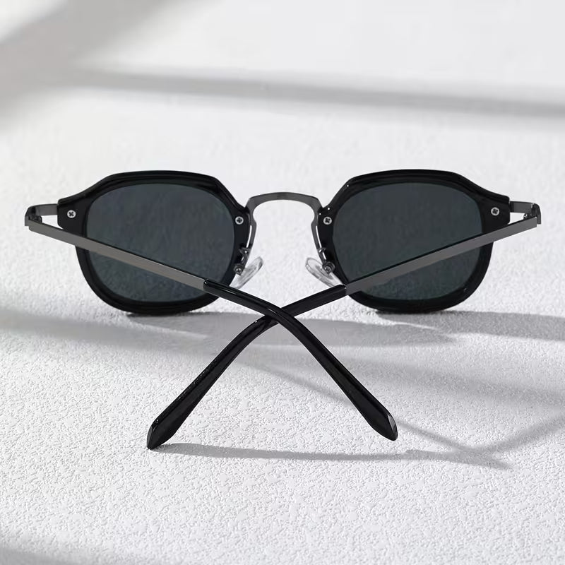 1pc Geometric Frame Vintage Classic Fashion Glasses for Men