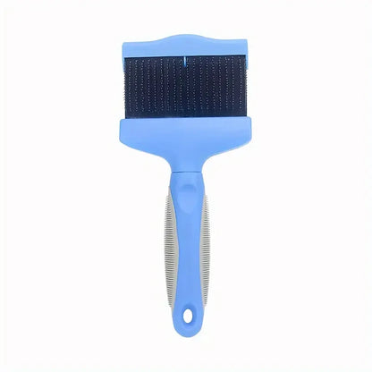 Double-Sided Stainless Steel Dog Brush For Grooming And Detangling, Pet Comb For Dogs