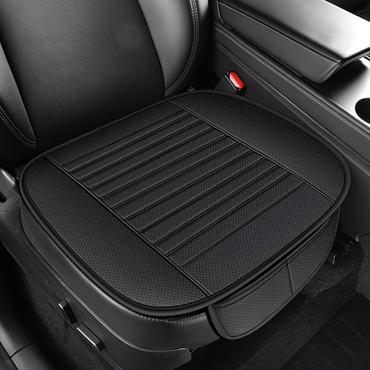 Covered car front seat cover/comfortable seat protector