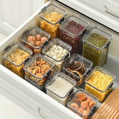 7-piece kitchen airtight jar set for cereal products