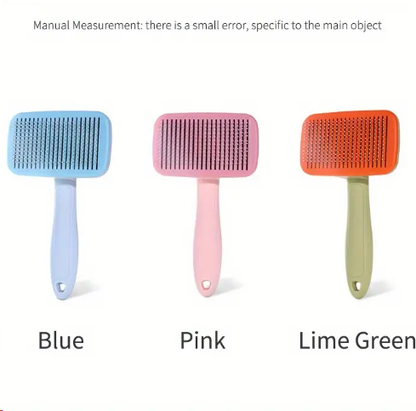 Long and short-haired pet hair cleaning comb