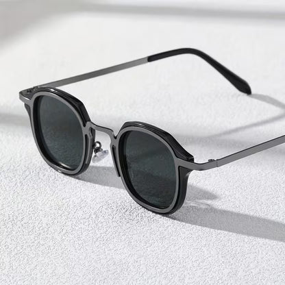 1pc Geometric Frame Vintage Classic Fashion Glasses for Men