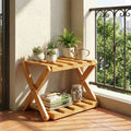 Tool-free flower stand; foldable shoe rack and storage shelf