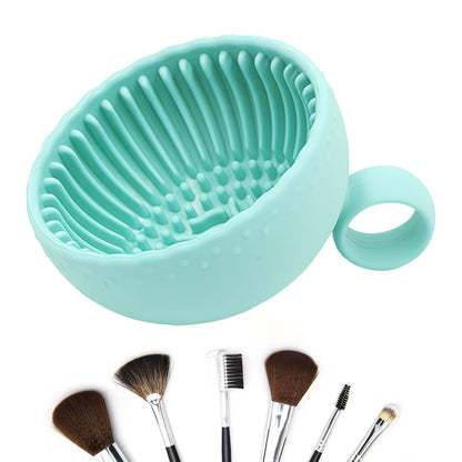 Silicone Makeup Brush Cleaner Bowl