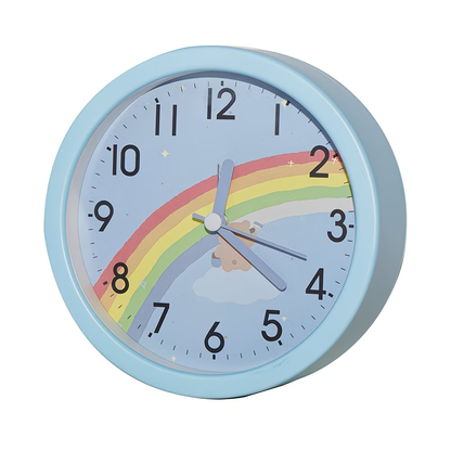 1 cute cartoon alarm clock, modern minimalist creative desk clock