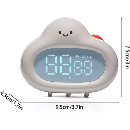 An elegant pear shaped digital clock with countdown and up counting functions, as well as three alarm clocks, suitable for home, bedroom, kitchen, yoga, and exercise