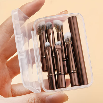 6-piece mini travel makeup brush set