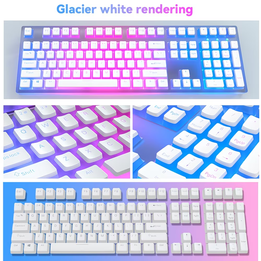 Shining keycap set with 165 buttons OEM configuration file