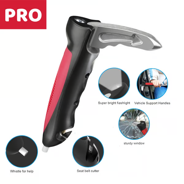 5-in-1 car handle assisted emergency escape system