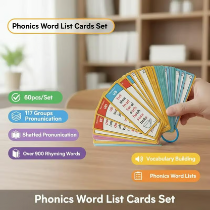 Phonics Word List Card Set