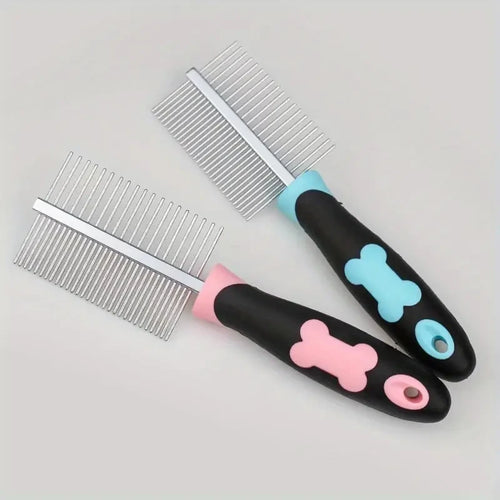 Stainless Steel Pet Hair Removal Comb Float Hair Removal Slicker Brush For Dog