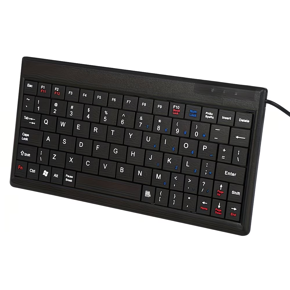 A compact and lightweight 8.5-inch mini keyboard designed specifically for educational and office use