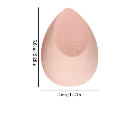 Ultra-soft makeup sponge, usable both wet and dry.