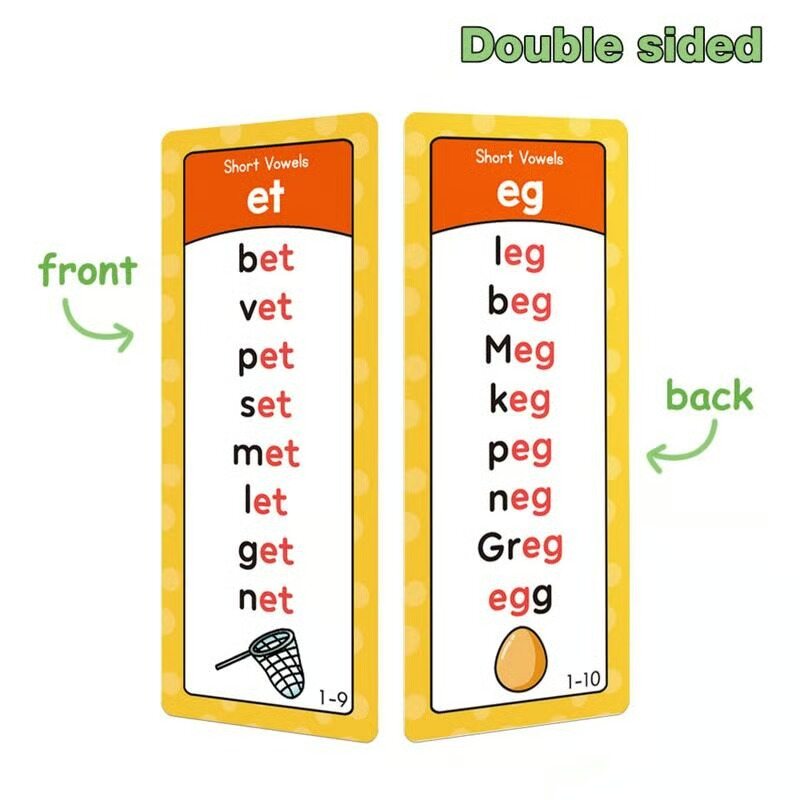 Phonics Word List Card Set