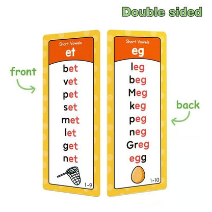 Phonics Word List Card Set