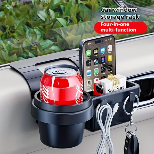 Multi-functional car phone holder, can also store car keys