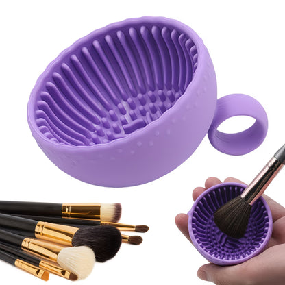 Silicone Makeup Brush Cleaner Bowl