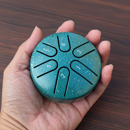 3-inch 6-tone steel tongue drum