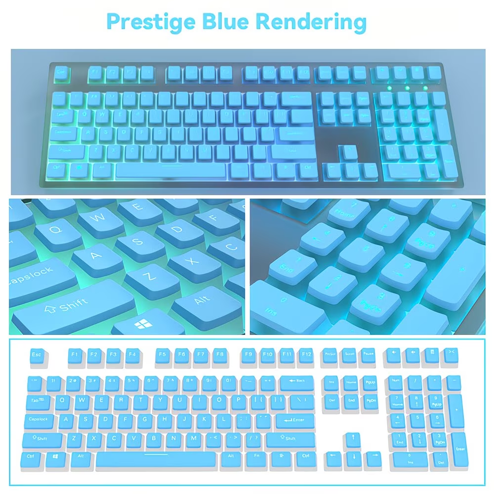 Shining keycap set with 165 buttons OEM configuration file