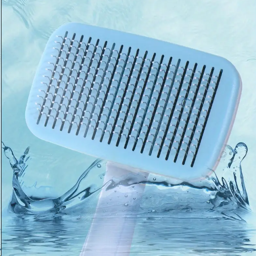 Long and short-haired pet hair cleaning comb
