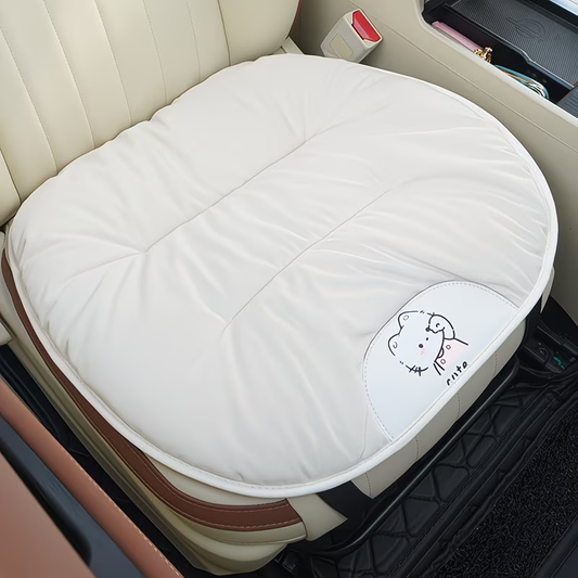 1pc Winter Plush Comfortable and Soft Car Square Cushion, Suitable for 99% of Car Models, Women's Car Accessories