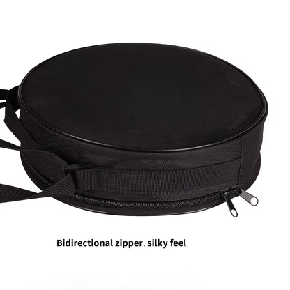 Folding Stool Storage Bag | Durable Black, Round Seat with Comfortable Cushion