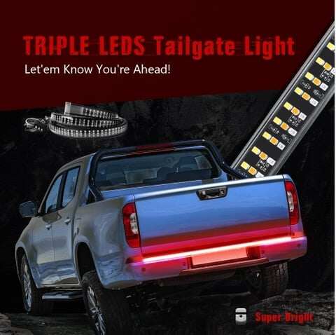 Fishbone turn signals and taillights