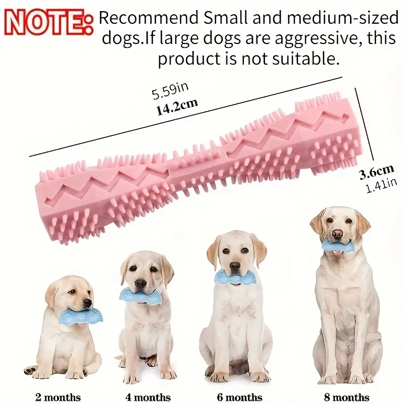 Striped Durable Dog Chewing Stick - Suitable for All Breeds