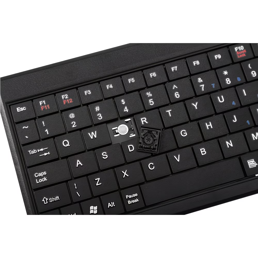 A compact and lightweight 8.5-inch mini keyboard designed specifically for educational and office use