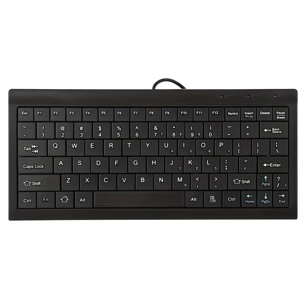 A compact and lightweight 9-inch mini keyboard designed specifically for educational and office use, suitable for CNC lathes and general-purpose machine tools