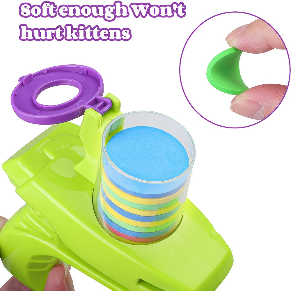 1 set of multi-colored soft-dart toys