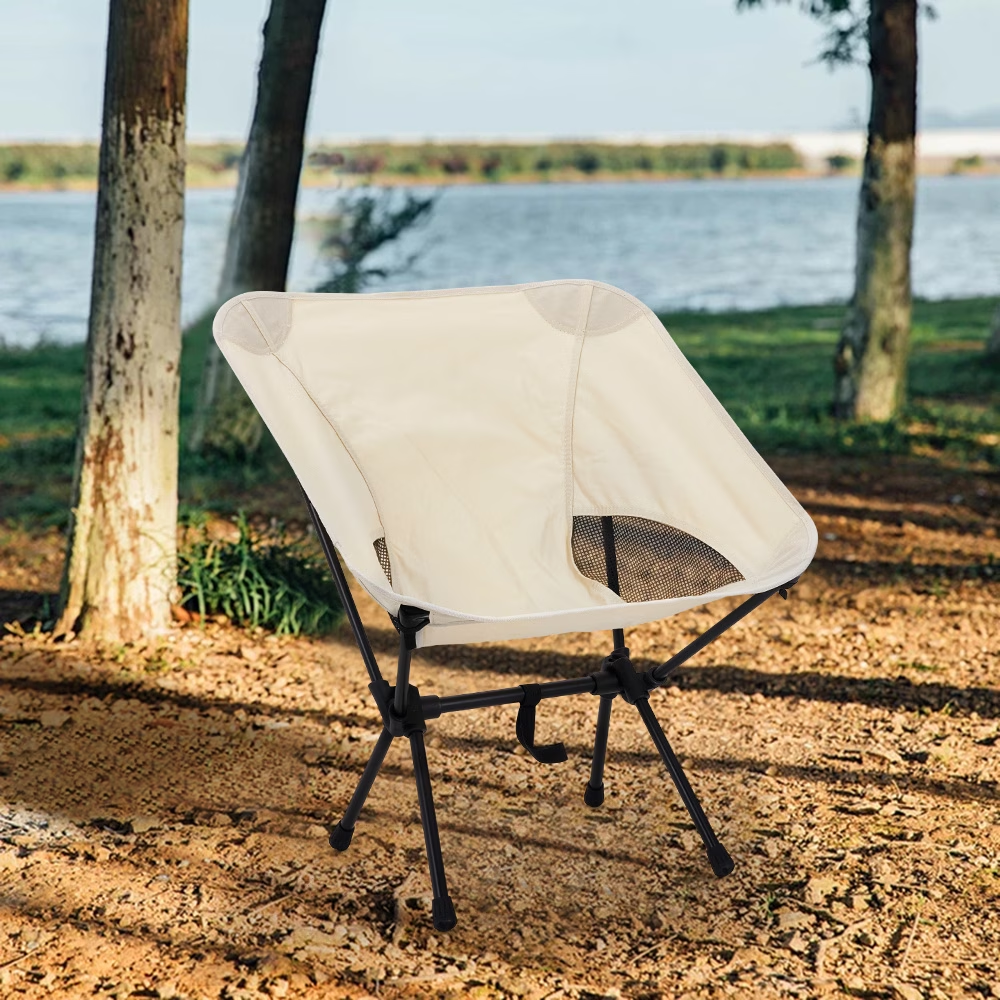 Folding fishing chair, height adjustable, portable camping chair