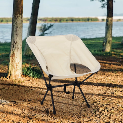 Folding fishing chair, height adjustable, portable camping chair