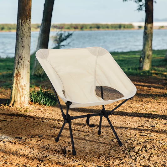 Folding fishing chair, height adjustable, portable camping chair