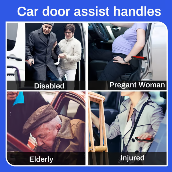 5-in-1 car handle assisted emergency escape system