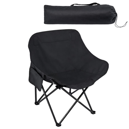 Folding camping chair, 600D Oxford cloth seat cushion, thickened steel frame