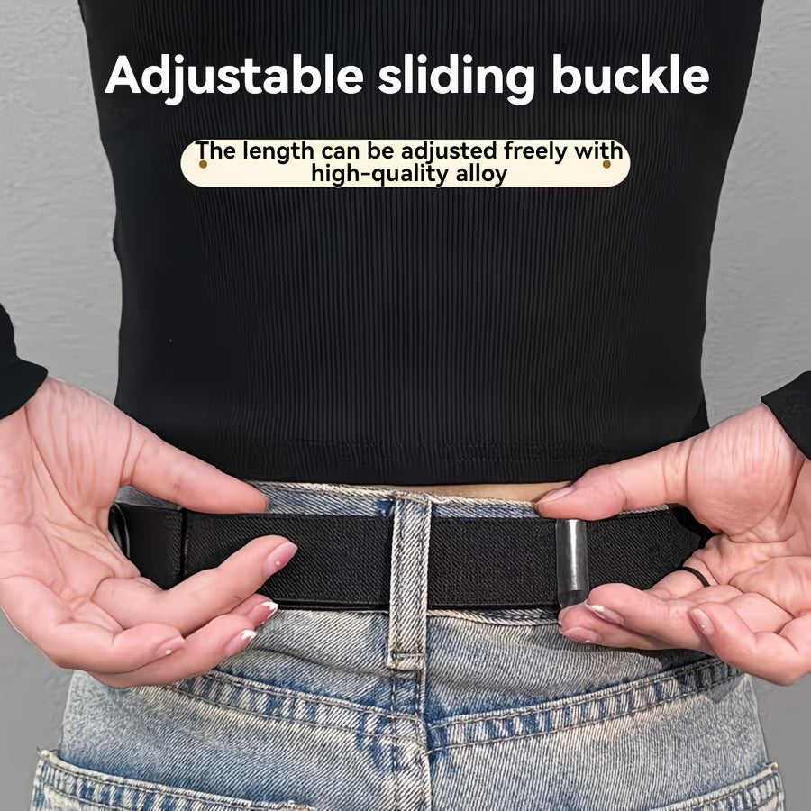 2-Pack Invisible Elastic Belt – Buckle-Free Adjustable Design