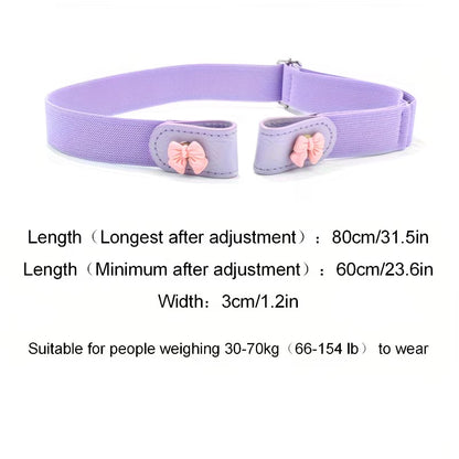 Adjustable Elastic Belt for Women, Perfect for Jeans, Featuring a Seamless Design