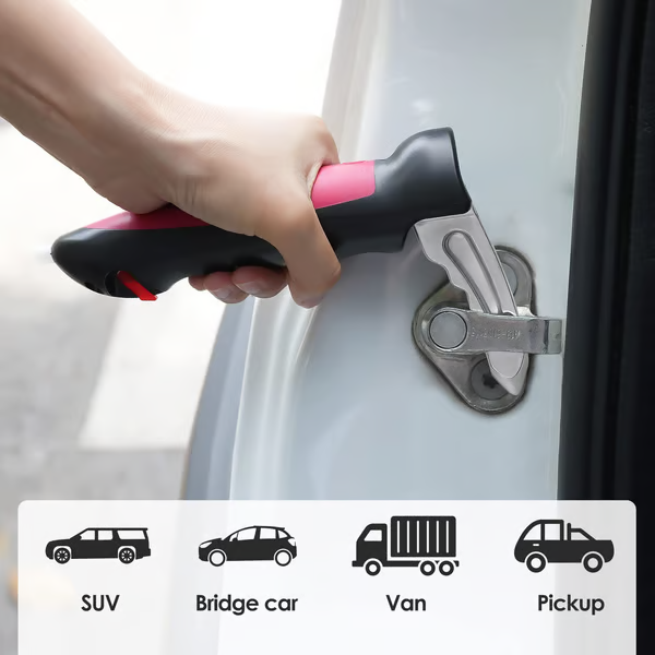 5-in-1 car handle assisted emergency escape system