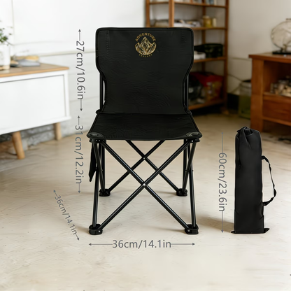Adventure-themed folding chair, ultralight outdoor camping chair