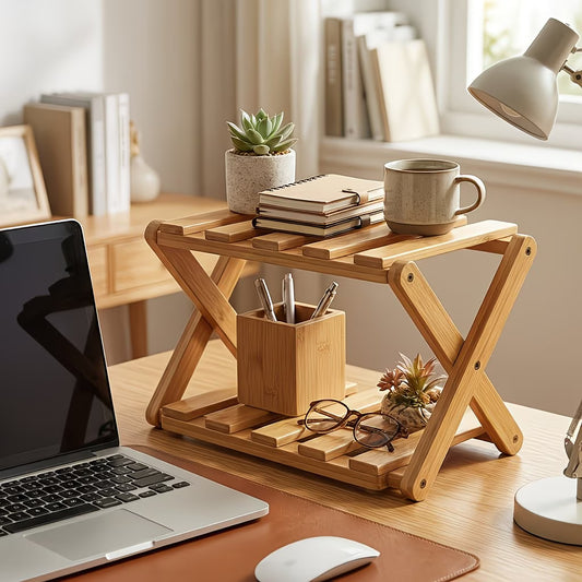 Tool-free flower stand; foldable shoe rack and storage shelf