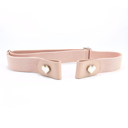 Adjustable Elastic Belt for Women, Perfect for Jeans, Featuring a Seamless Design