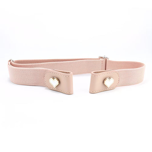 Adjustable Elastic Belt for Women, Perfect for Jeans, Featuring a Seamless Design