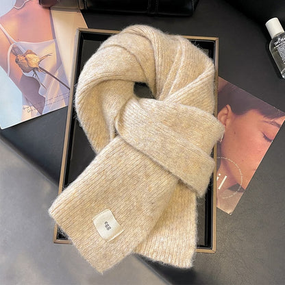 1 Soft, Warm, Solid-Color Scarf
