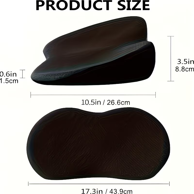 1 piece ergonomic memory foam car seat set
