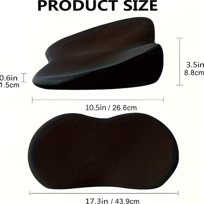 1 piece ergonomic memory foam car seat set