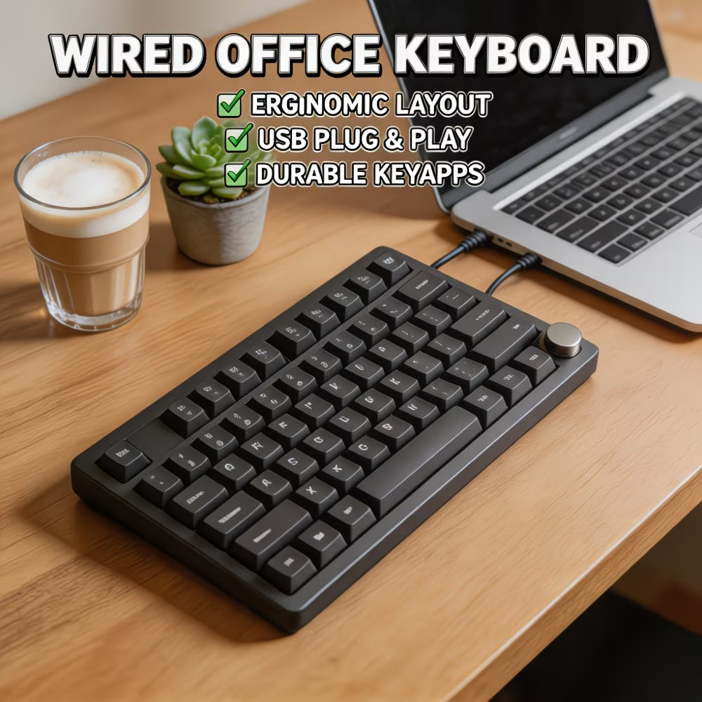 Wired mechanical keyboard, RGB/single key backlight, volume knob, five layer noise reduction, PBT keycaps, fully hot swappable keycaps, gaming keyboard