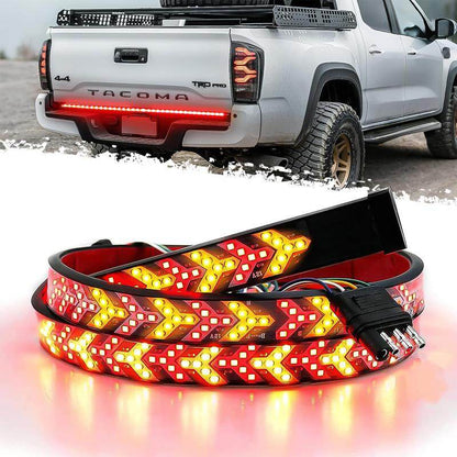 Fishbone turn signals and taillights