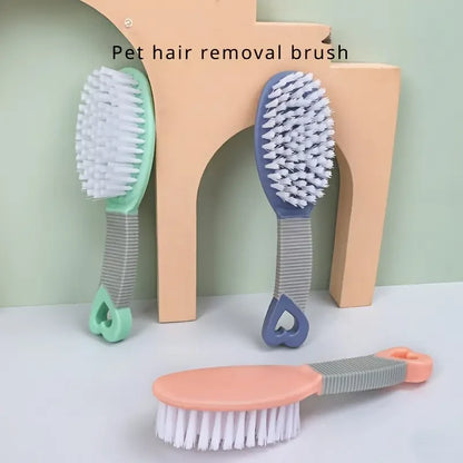 Soft-Touch Detangling Comb for Cats & Dogs — Gentle Plastic Teeth